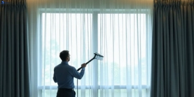 Commercial curtain stain removal service macleod-vic hotels offices restaurants